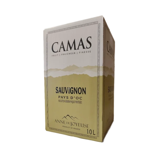 Bag in Box 10 liter, Camas Sauvignon Blanc